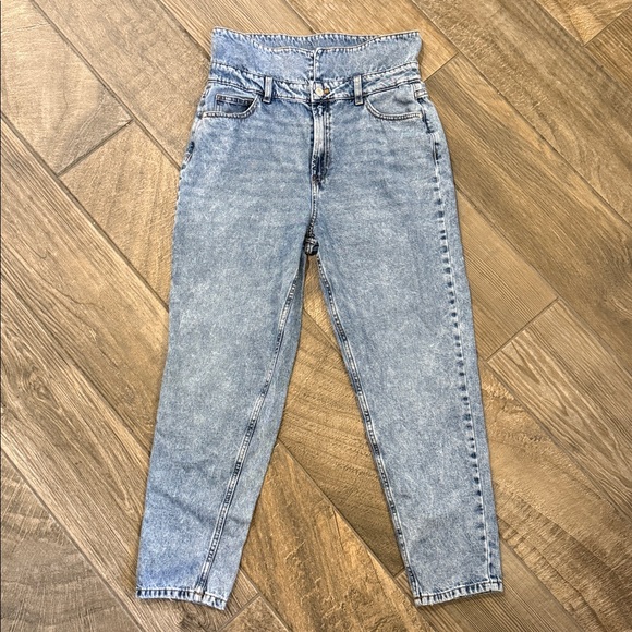 Guess Fold Over Waist Mom Jeans Size 30 - Picture 5 of 10